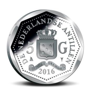 5 Gulden 2016 Maduro Nederlandse Antillen Proof